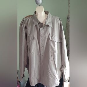 Cabelas Safari Series Shirt Men’s 4XL  Long Sleeve Button Down Hunting